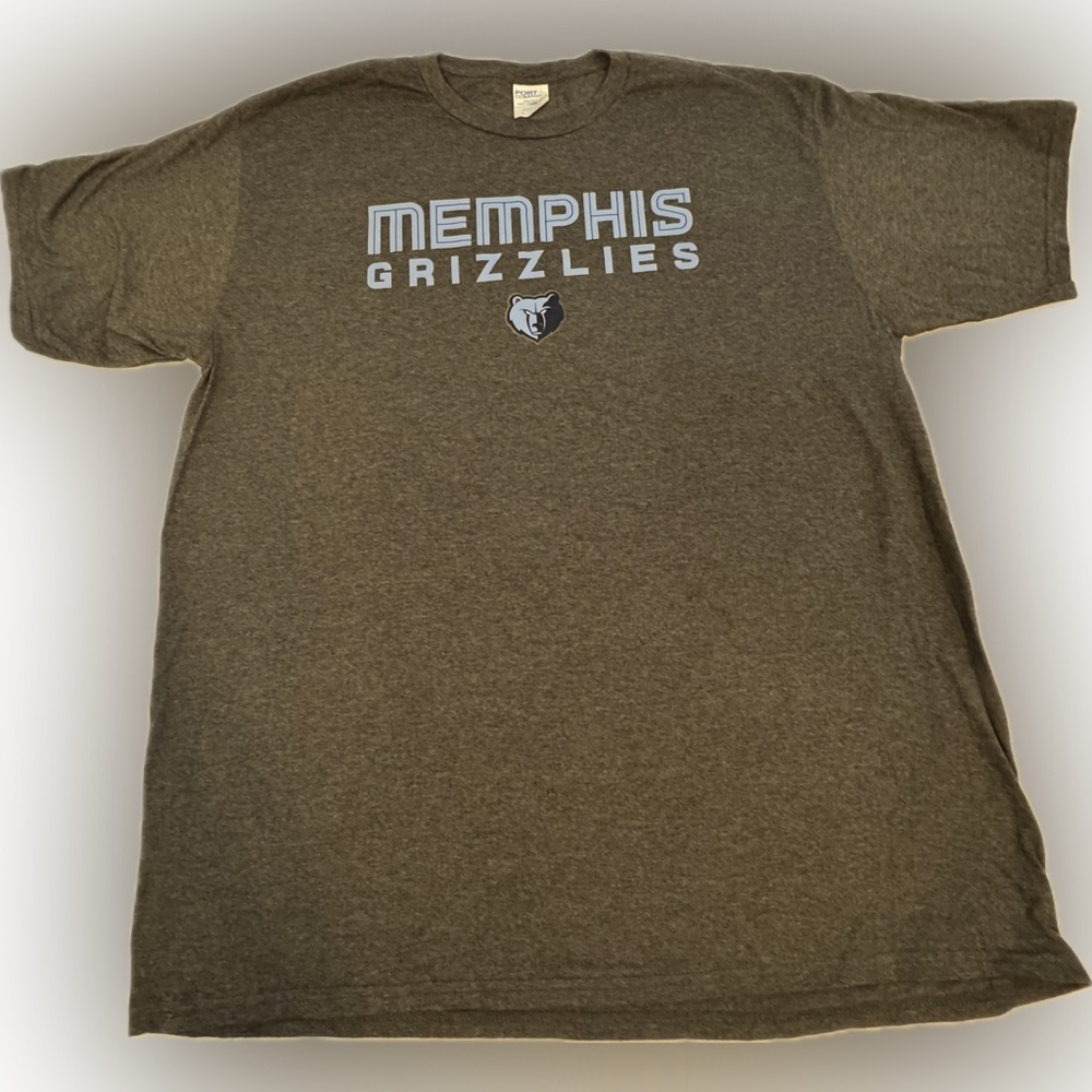 NBA Memphis Grizzlies Gray T-Shirt. New.  Size XL